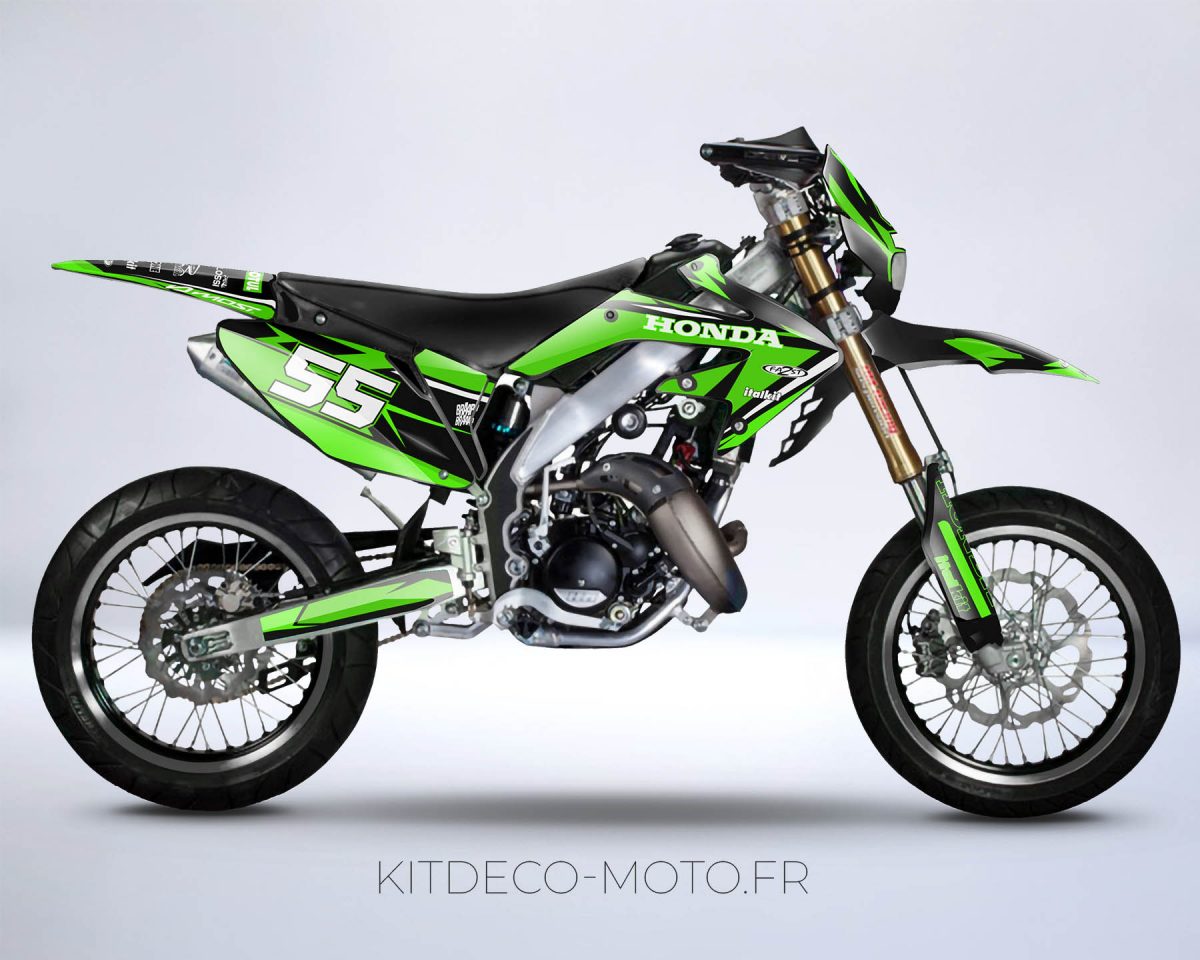 kit déco honda 50 hm craft vert