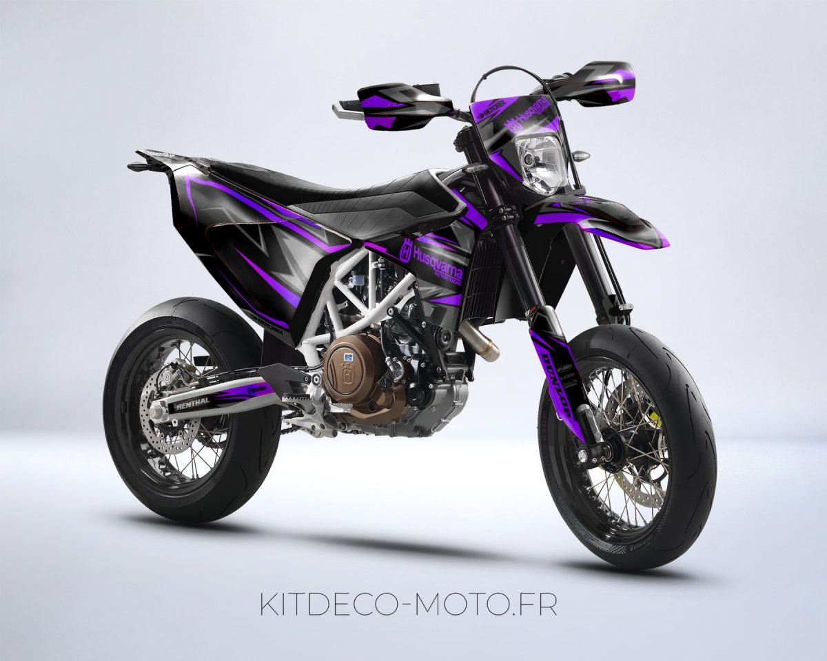 kit déco husqvarna 701 sm colors mixt violet