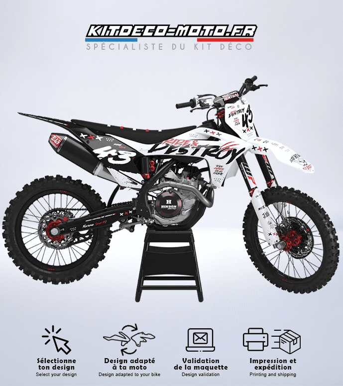ride & destroy kit déco semi personnalisable