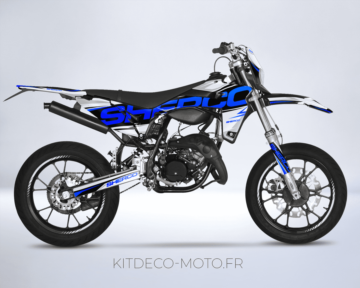 sherco 50 sm deco kit – fusion blue
