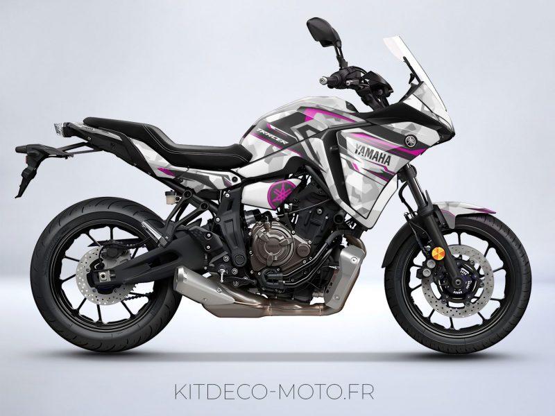 Yamaha Tracer 700 Grafikset (2020 2024), rosa Tarnung