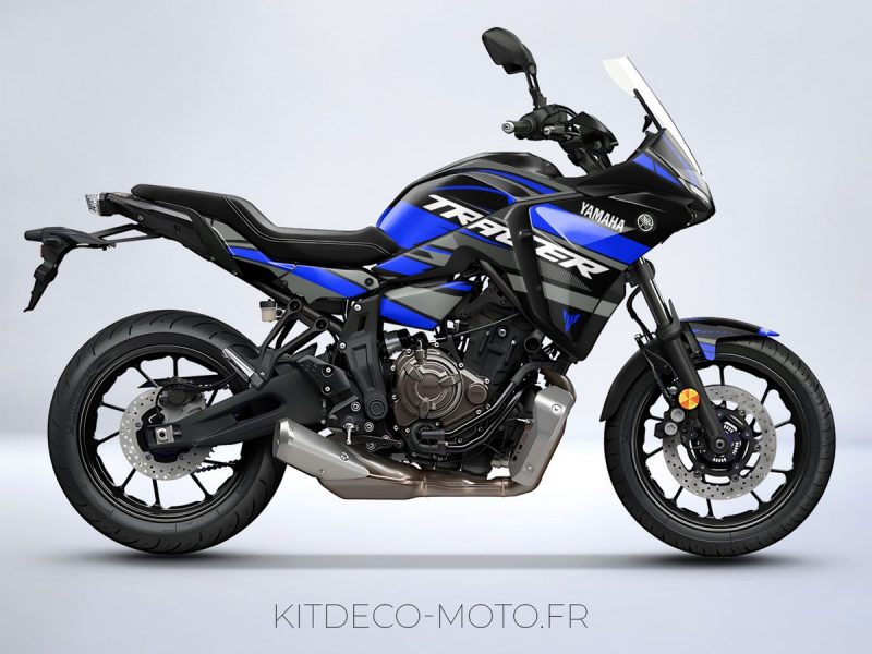 Kit grafiche blu di fabbrica Yamaha Tracer 700 (2020 2024).