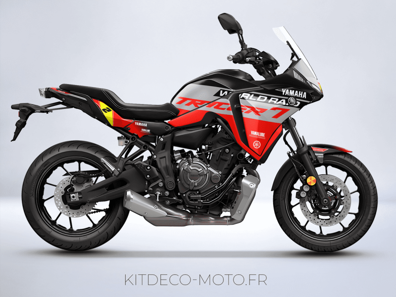 kit déco yamaha tracer 700 (2020 2024) racing rouge