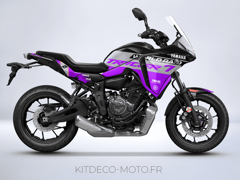 yamaha tracer 700 (2020 2024) racing purple graphic kit