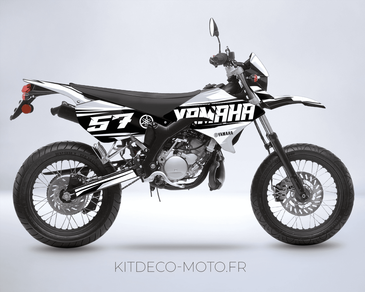 kit déco yamaha dt 50 – fusion blanc