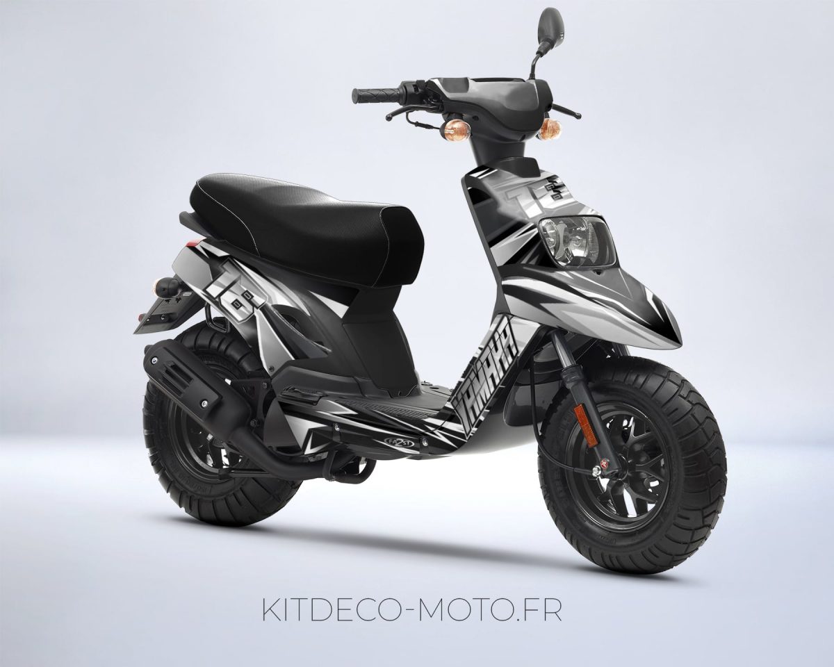 kit déco mbk booster (2004 2018) airon blanc
