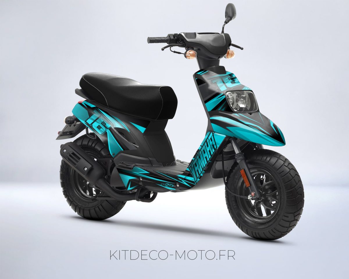 kit déco mbk booster (2004 2018) airon cyan