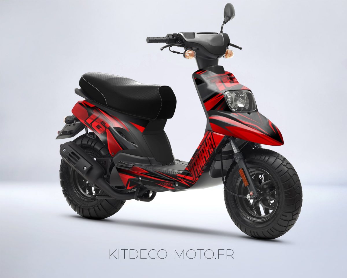 kit déco mbk booster (2004 2018) airon rouge