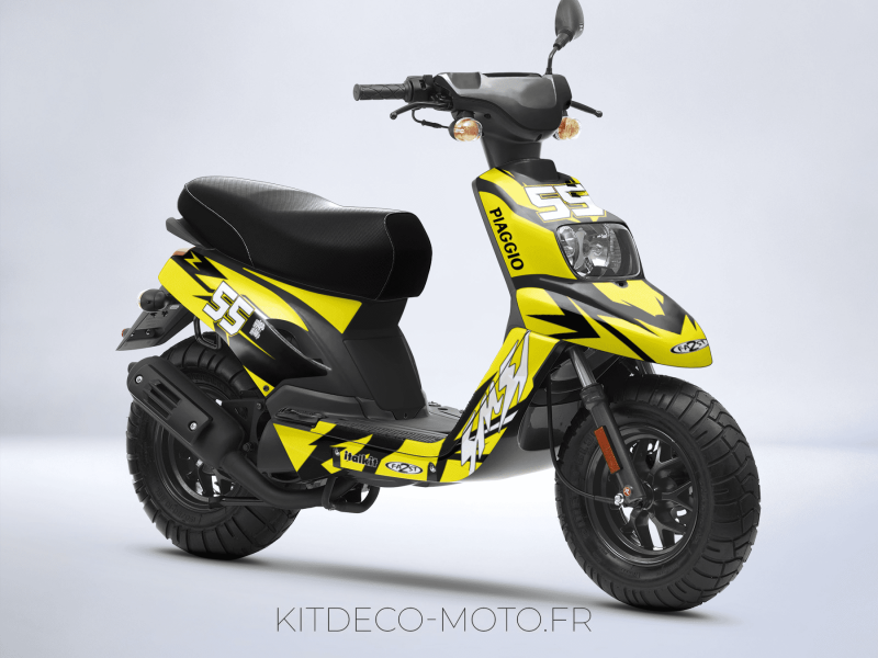 mbk booster deco kit (2004 2018) craft yellow