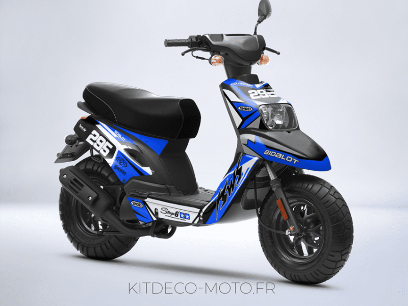 mbk booster graphic kit (2004 2018) racing blue