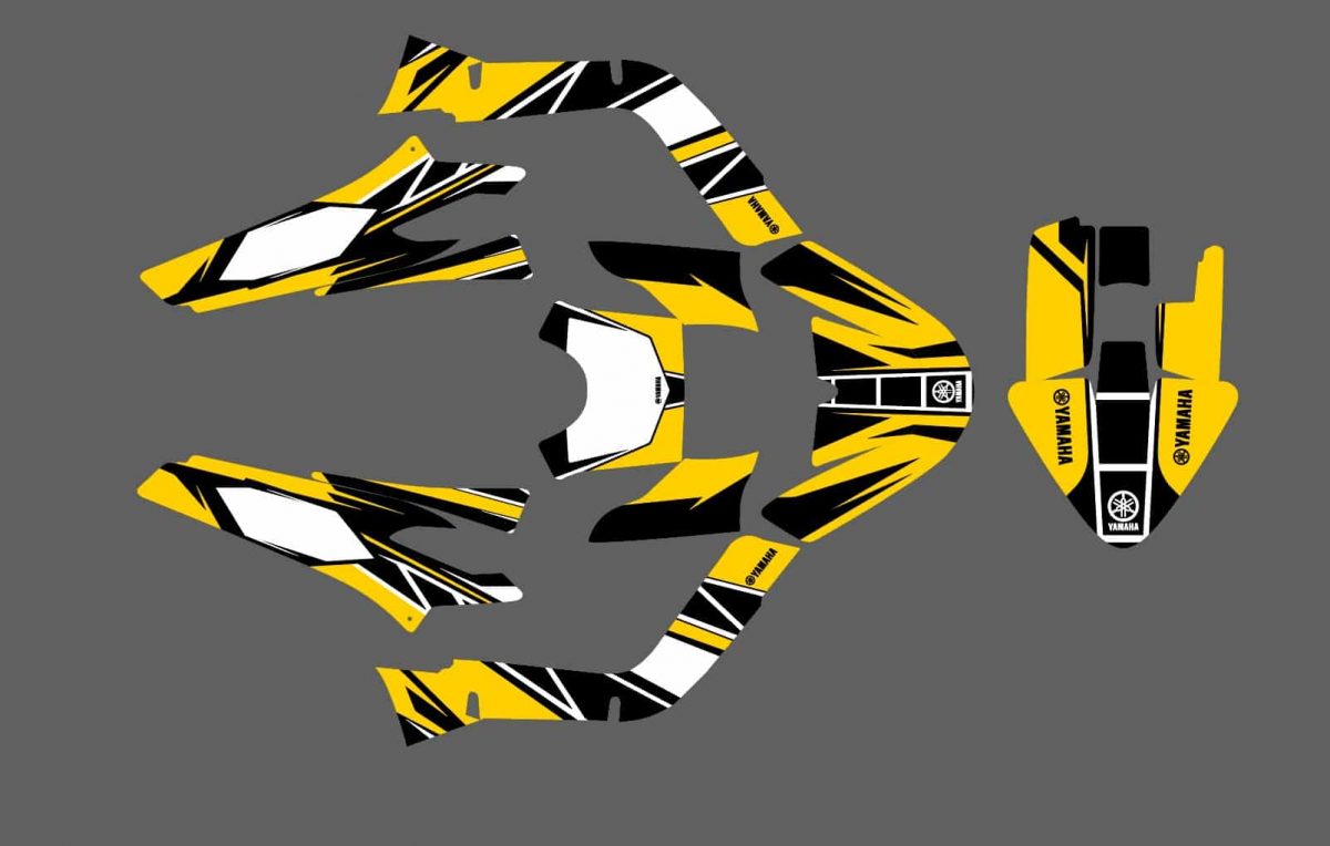 kit déco mbk booster (2004 2018) 60th anniversaire yamaha jaune