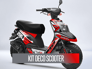kit de decoración de scooter