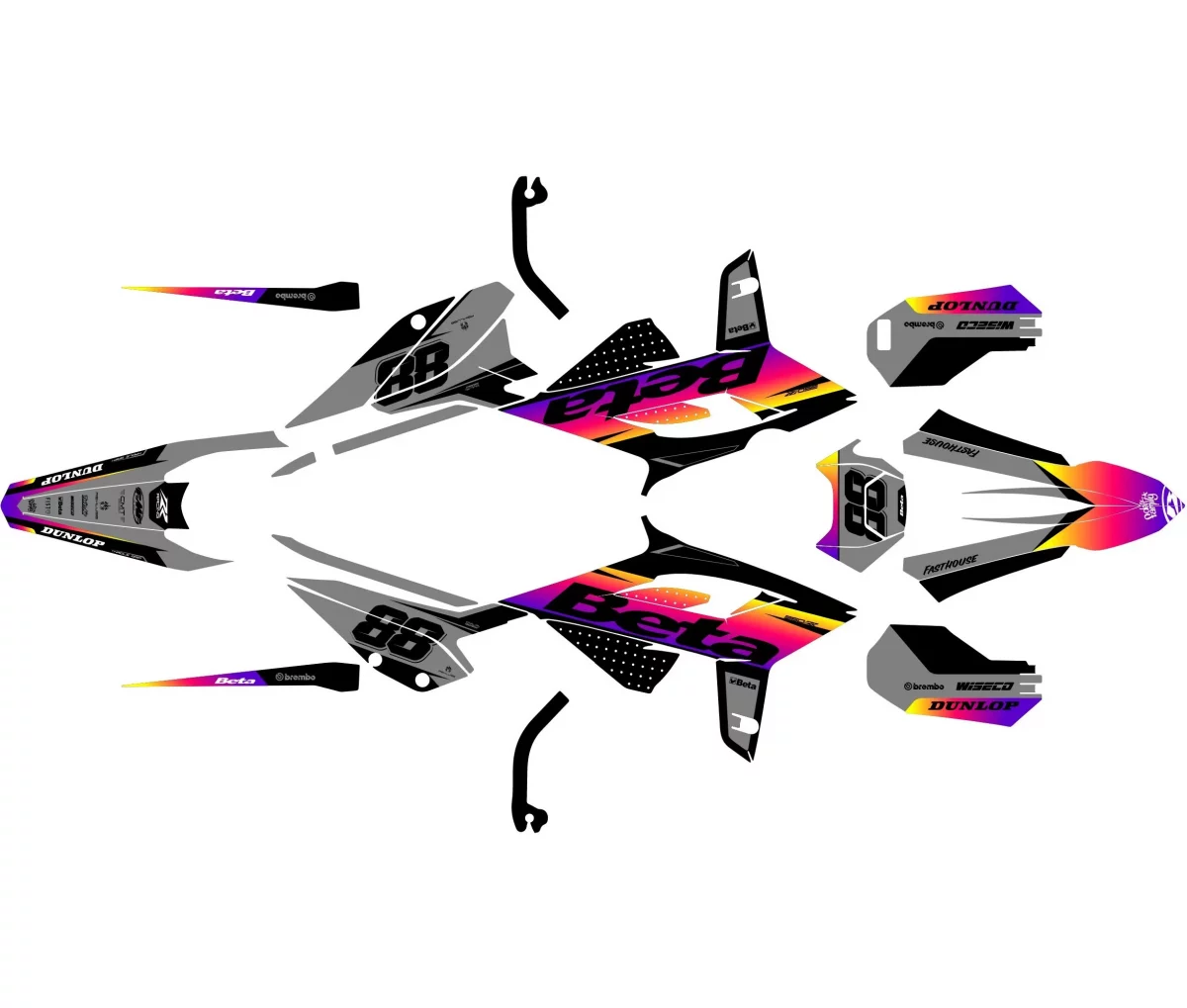 kit déco beta (2020 2022) neon
