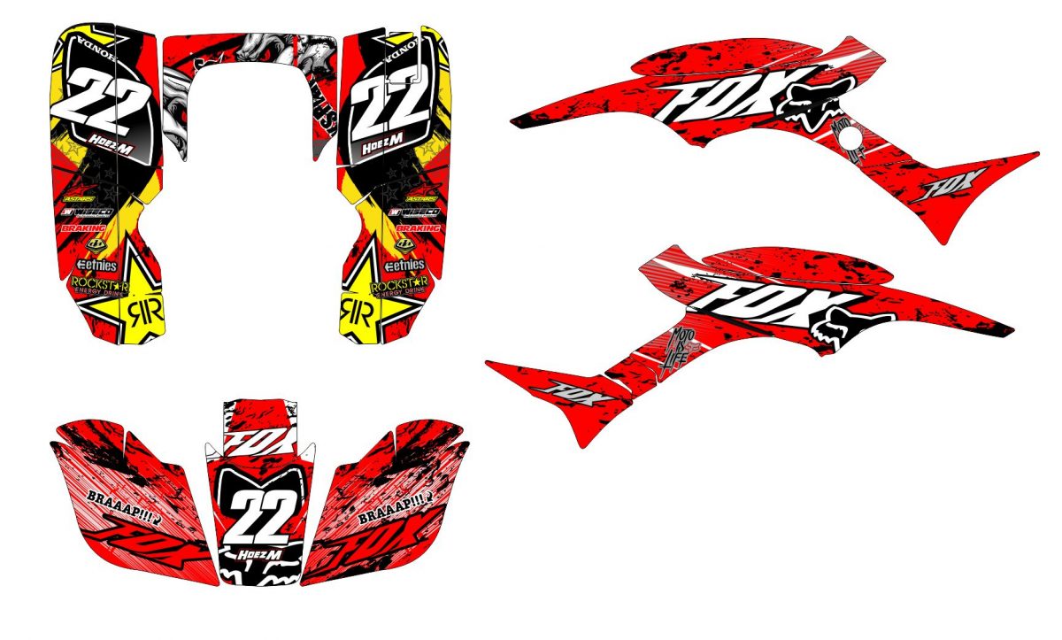 kit déco honda 300 trx fox