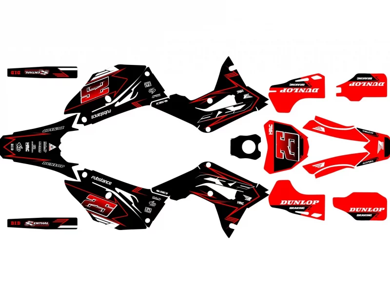 Honda 450 CRF Grafik-Kit (2017 2020) – Rennen Nr. 2