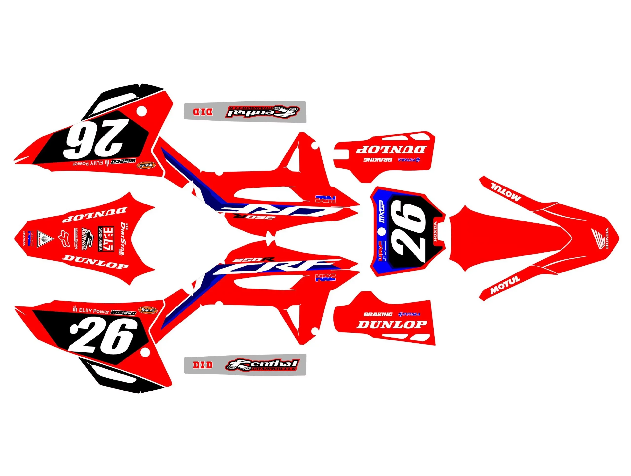 kit déco honda 450 crf (2021 2024) origine #3