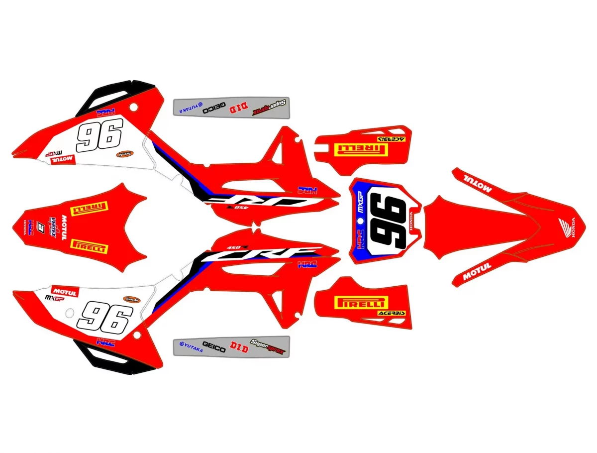kit déco honda 450 crf (2021 2024) origine