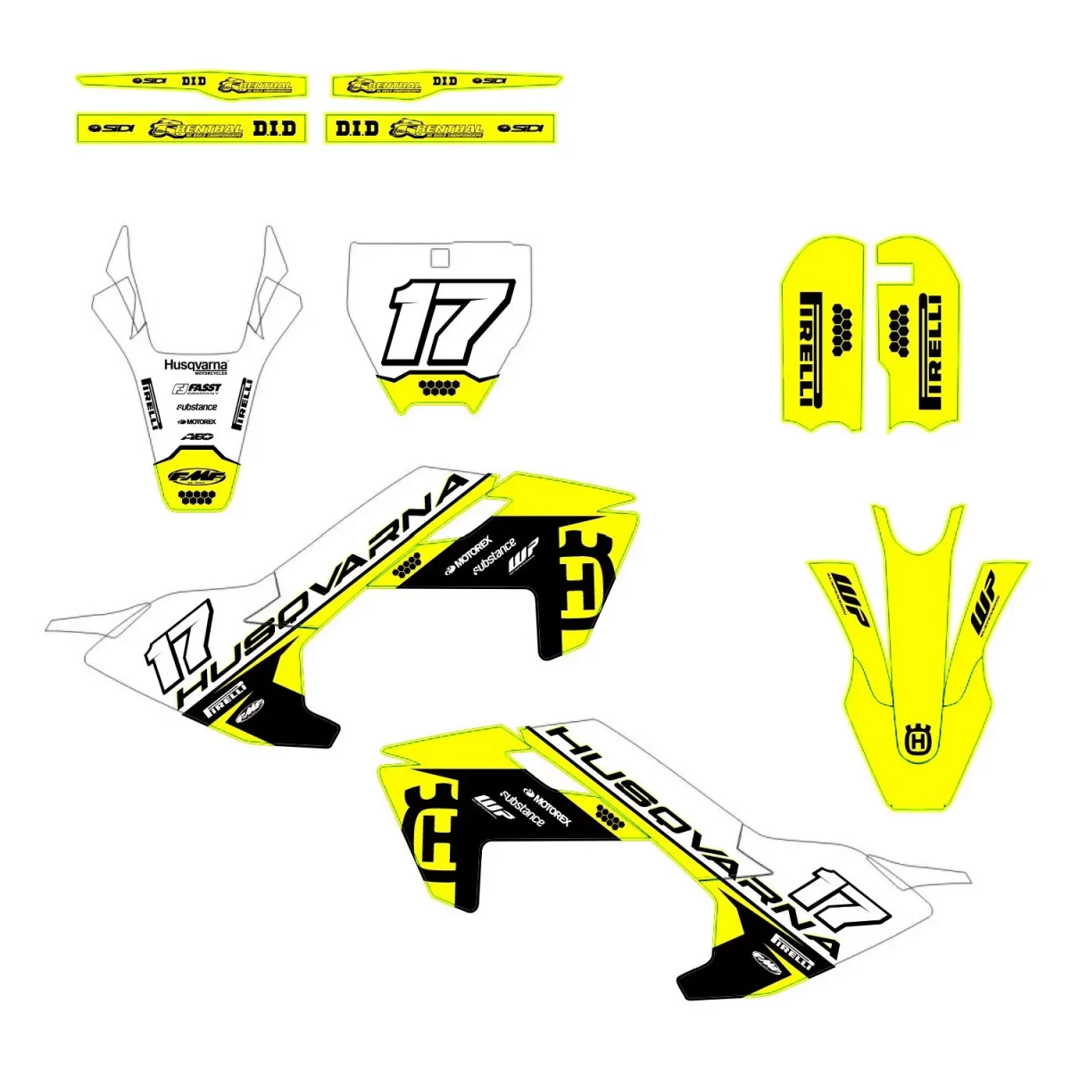 kit déco husqvarna 65 tc (2016 2023) factory