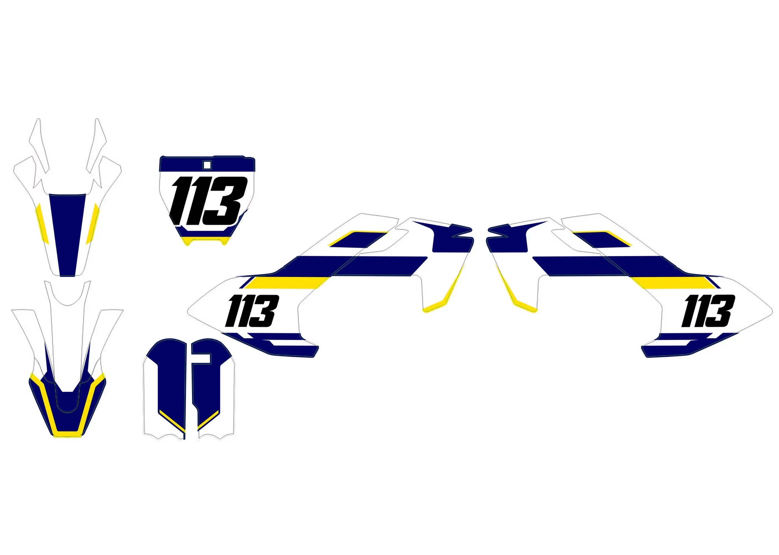 kit déco husqvarna 65 tc (2016 2023) origine