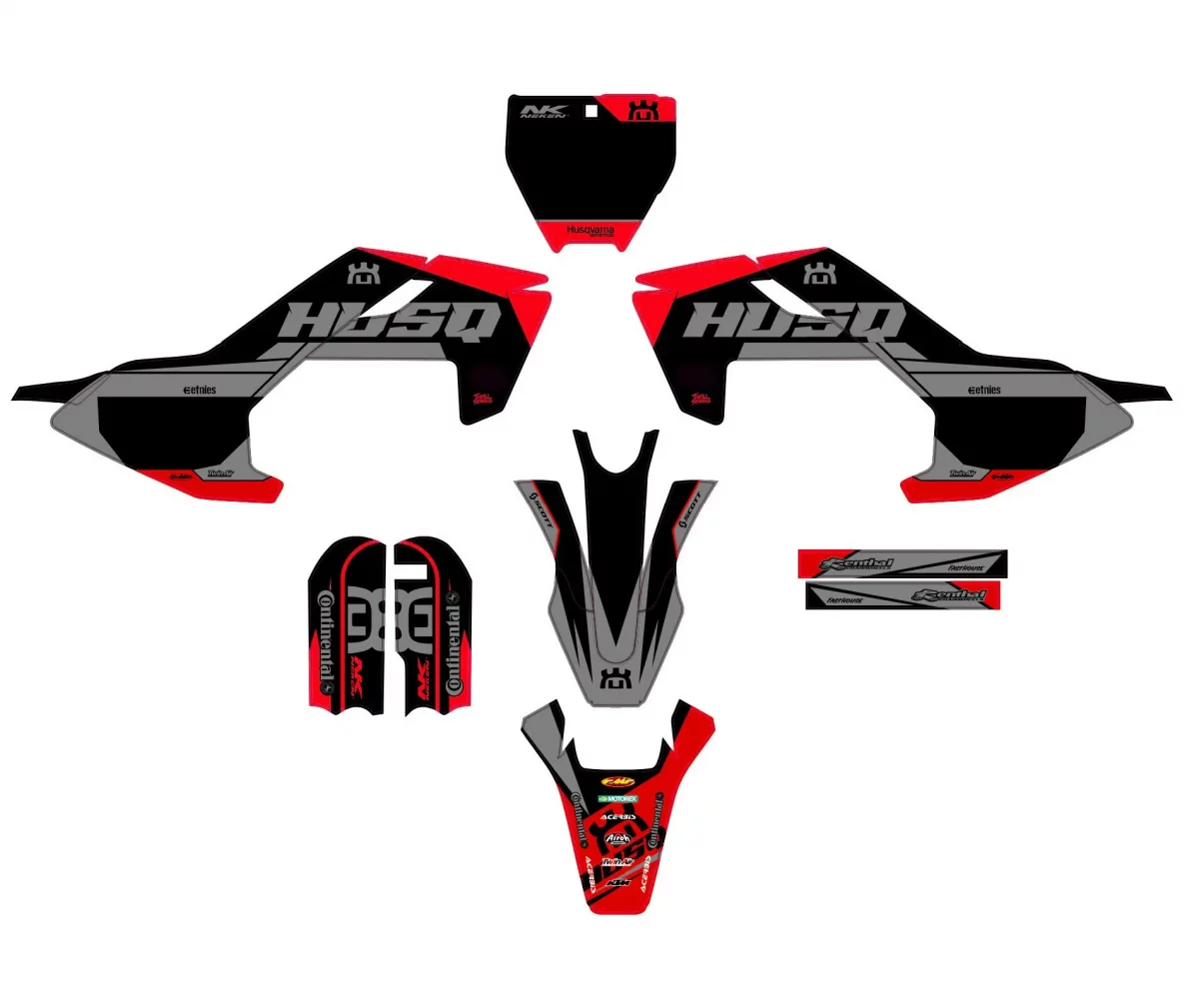 kit déco husqvarna 65 tc (2016 2023) race