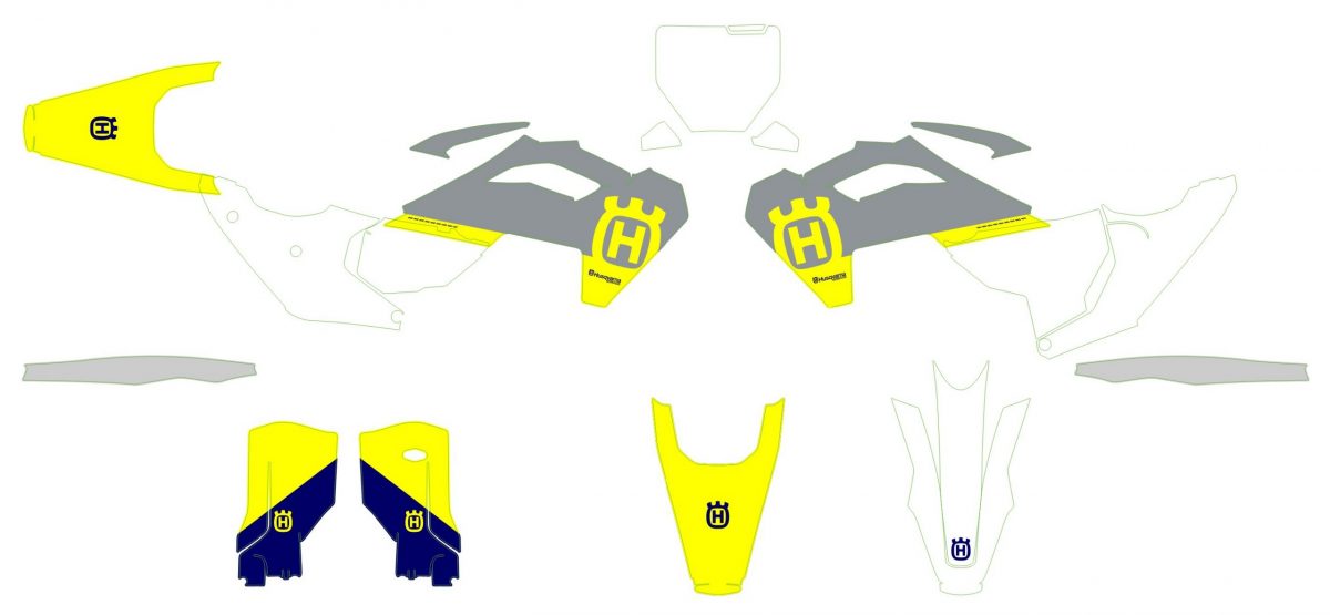 kit déco husqvarna 250 / 450 fc (2023 2024) origine #2