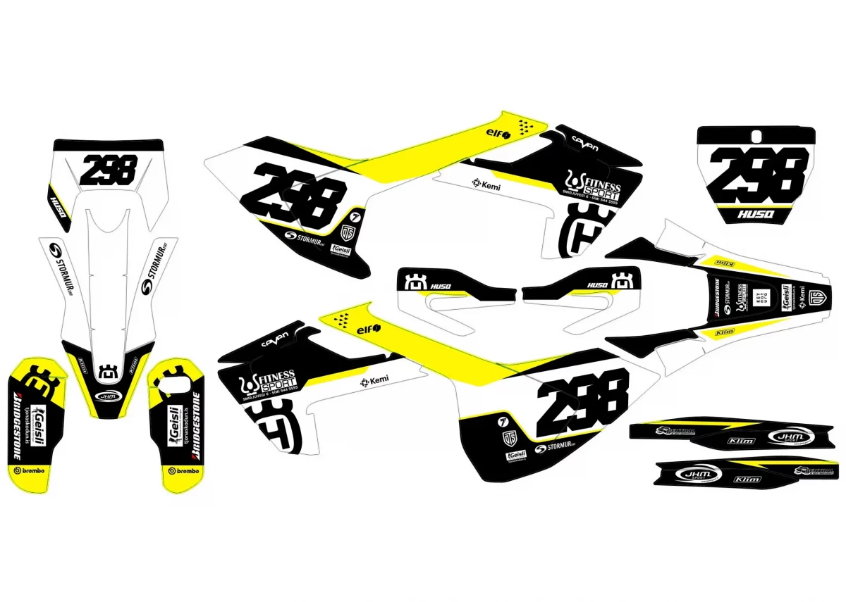 kit déco husqvarna tc / fc / fs (2016 2018) factory