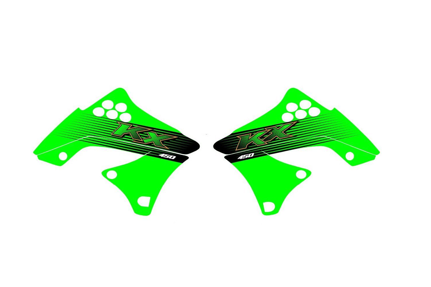 kit déco kawasaki 250 kxf (2009 2012) origine
