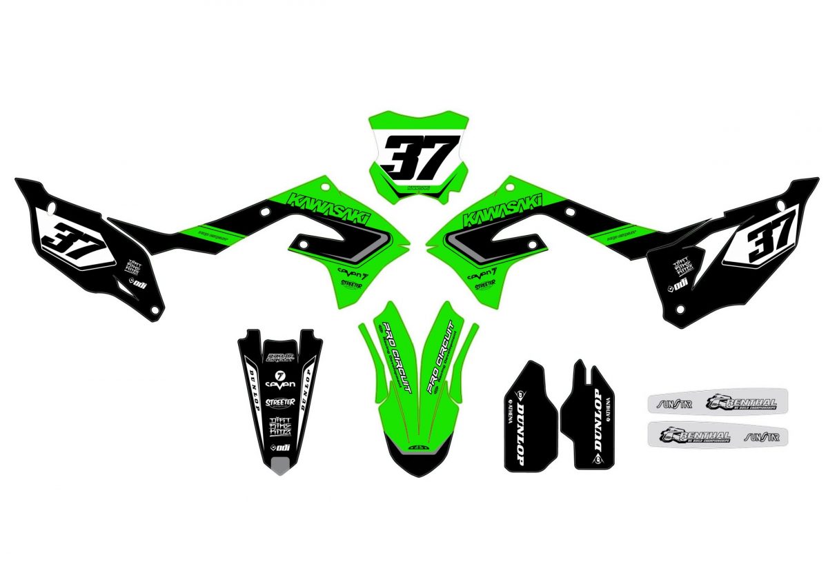 kit déco kawasaki 250 kxf (2021 2024) box