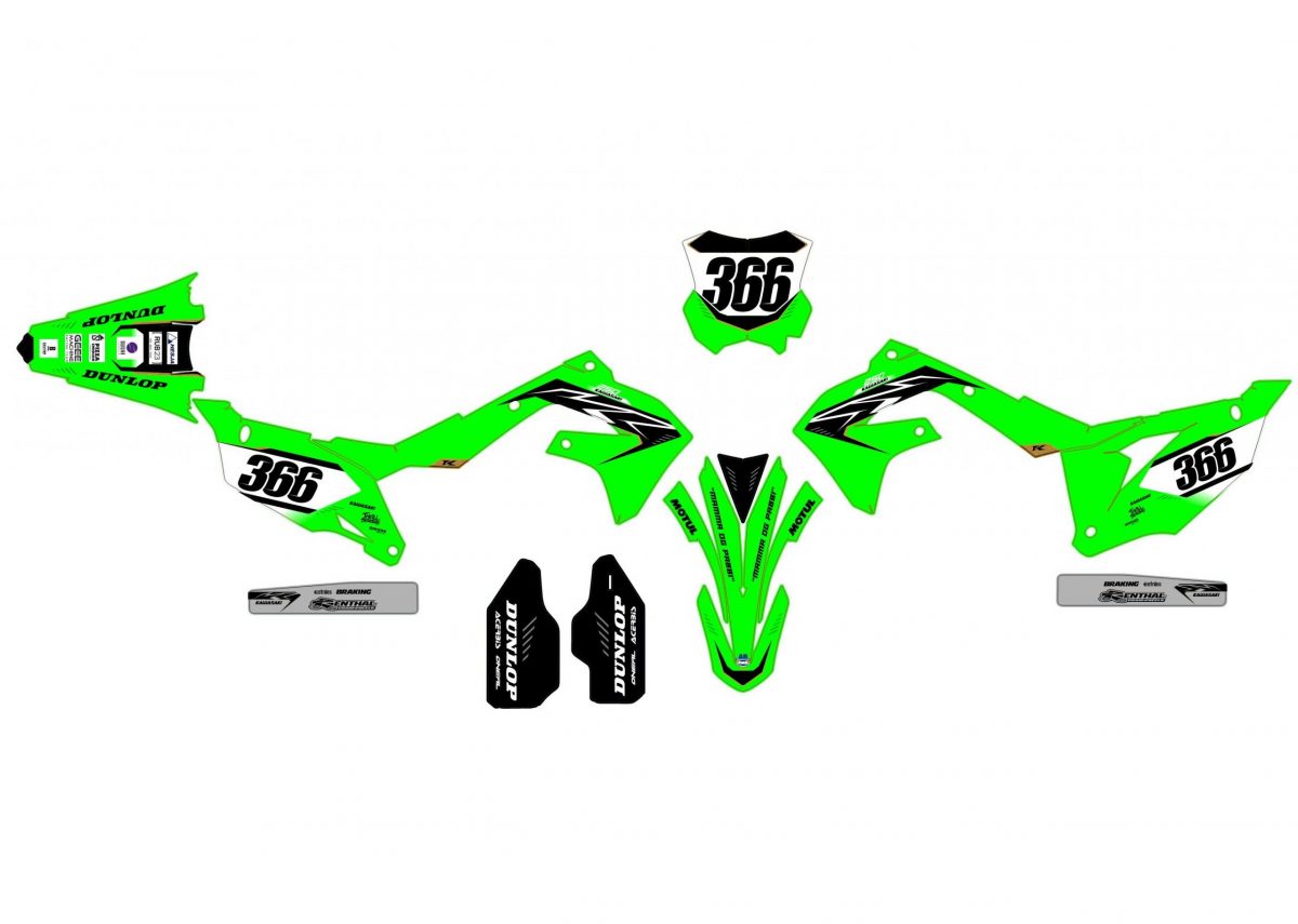 kit déco kawasaki 250 kxf (2021 2024) origine #2