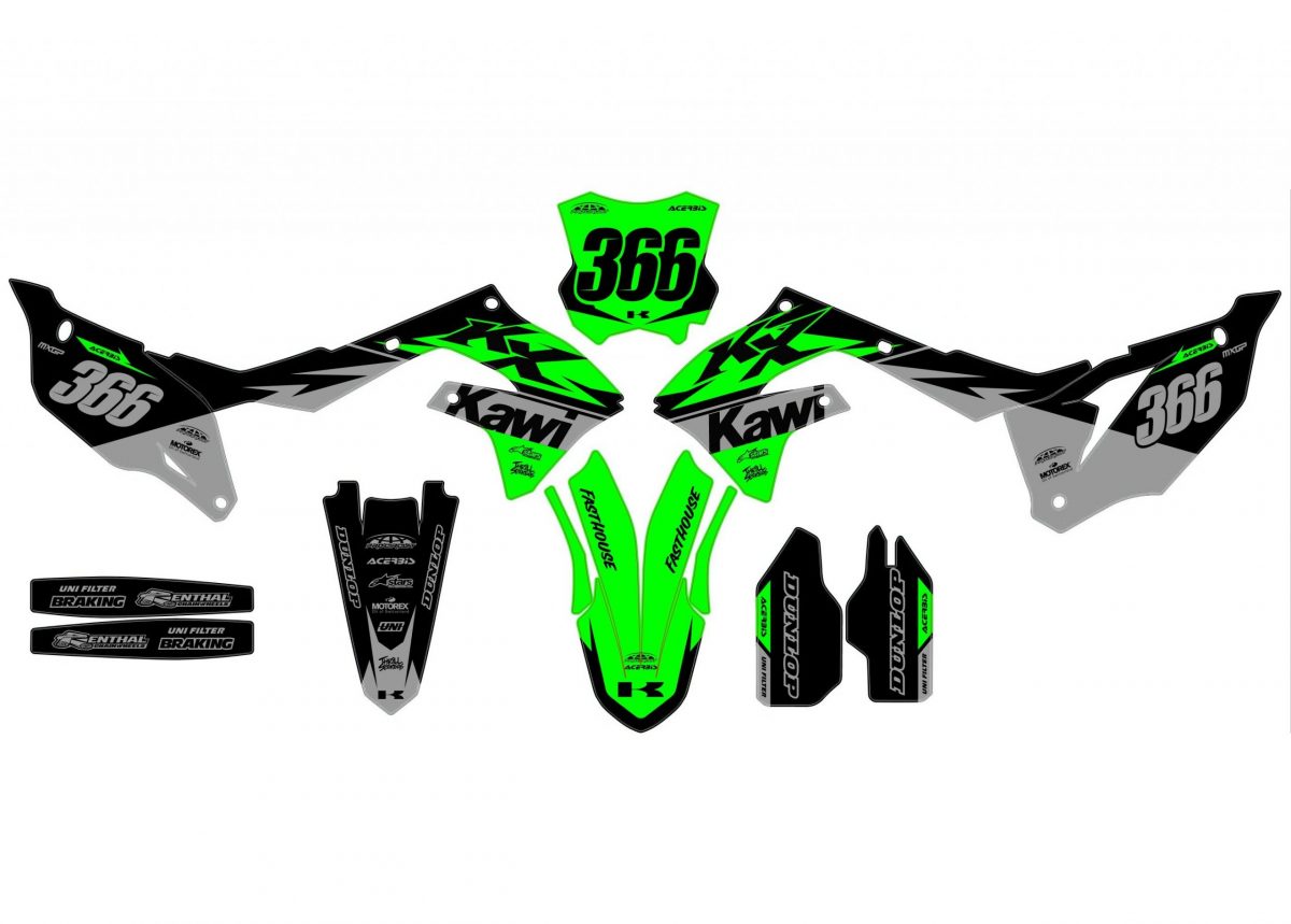 kit déco kawasaki 250 kxf (2021 2024) renth