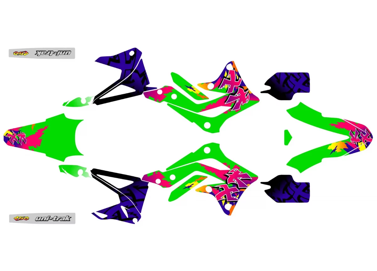 kit déco kawasaki 450 kxf (2012 2015) old