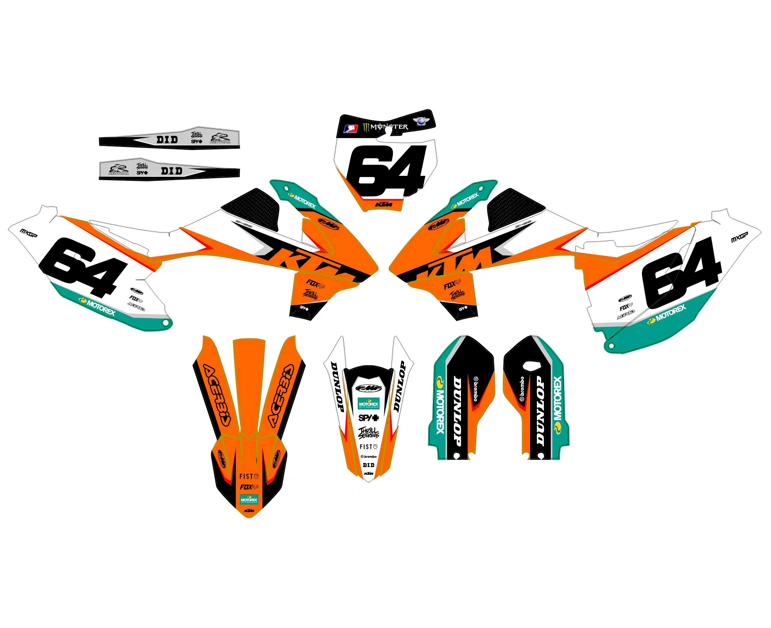kit déco ktm 85 sx (2018 2024) golt