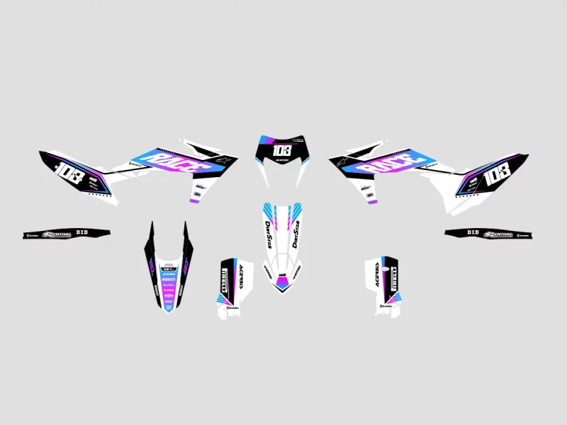 kit déco ktm exc / exc f (2024 2025) sphere