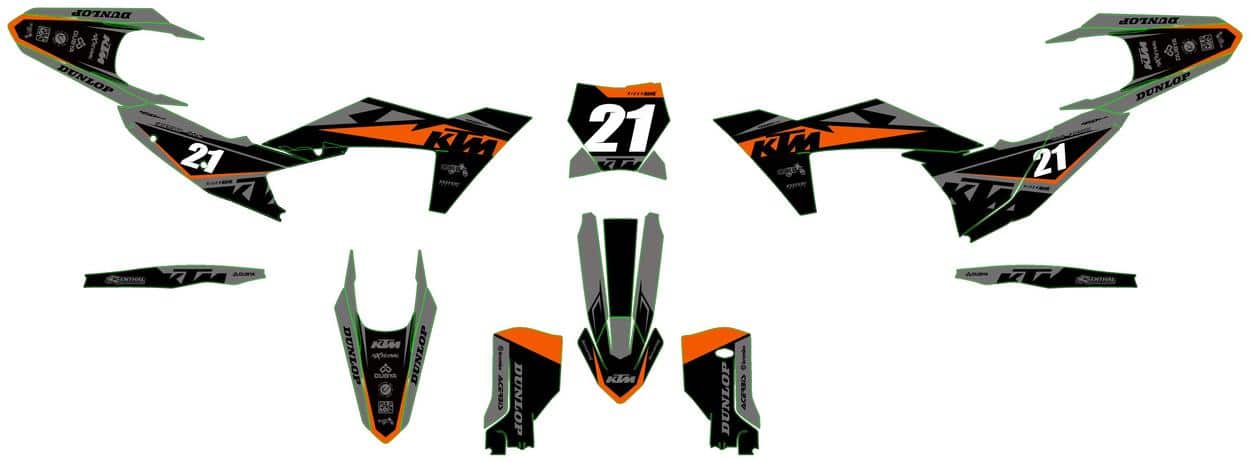kit déco ktm exc / exc f (2024) cso
