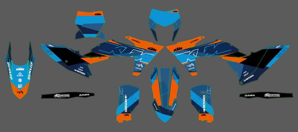 kit déco ktm exc / exc f (2024) pyr