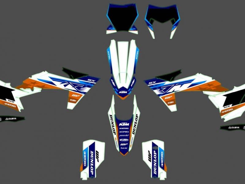 ktm exc / exc f (2024) stay graphic kit