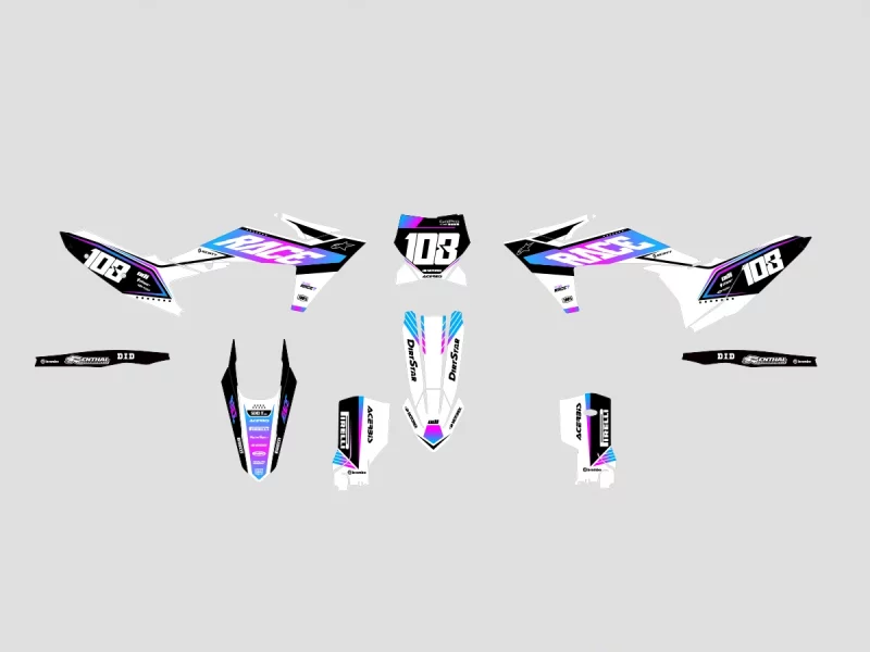 kit déco ktm sx / sx f (2023 2024) colors