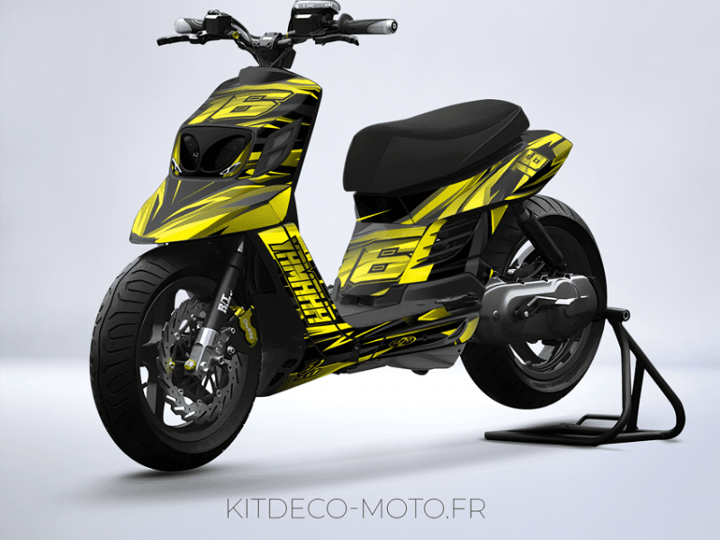 mbk booster bcd airon deco kit amarelo