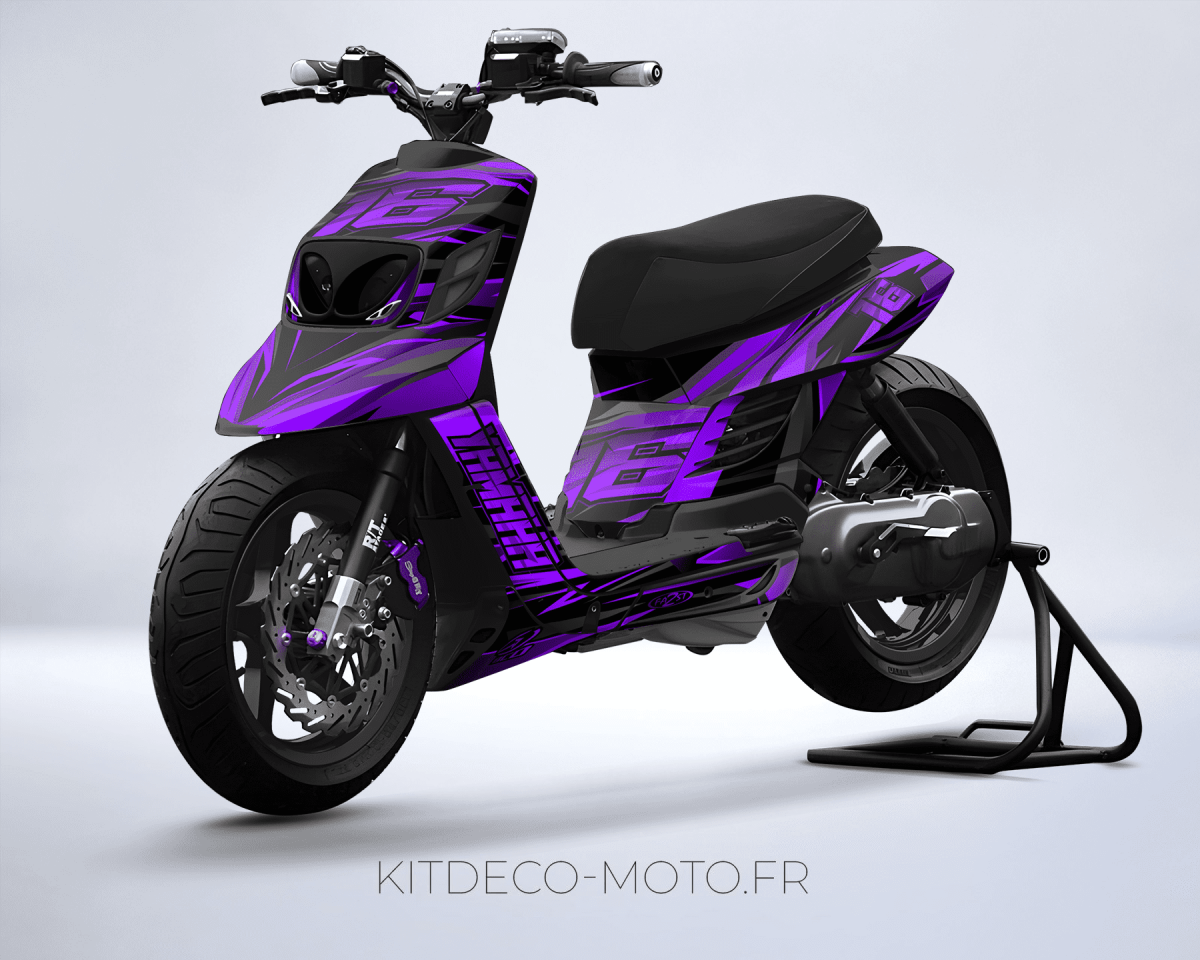 kit déco mbk booster bcd airon violet