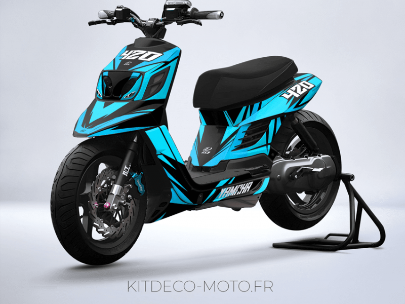 kit déco mbk booster bcd craft cyan