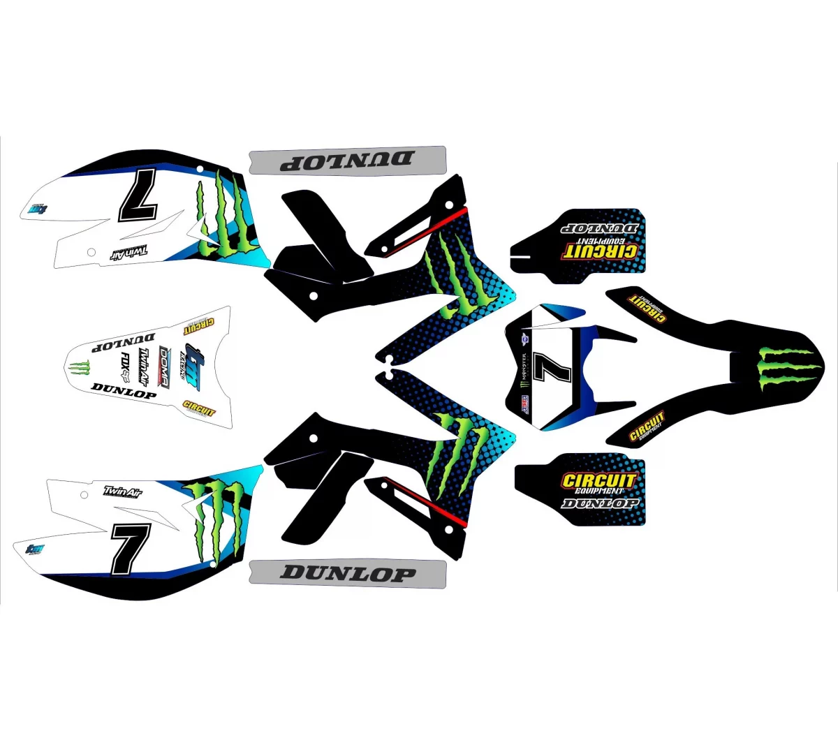 kit déco tm racing (2015 2021) monster