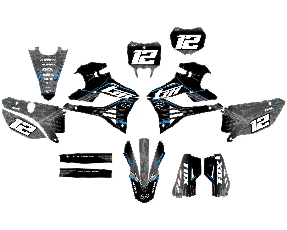 kit déco tm racing (2022 2024) pixel