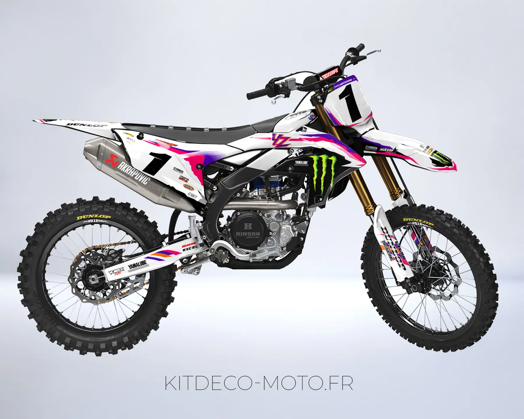 kit déco yamaha 250 yzf (2024) spécial edition origine