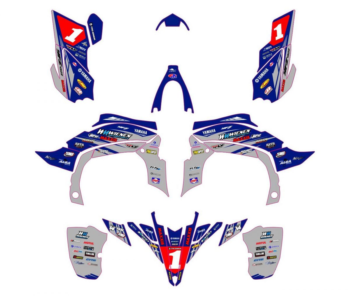 kit déco yamaha yfm 450 yfz btb