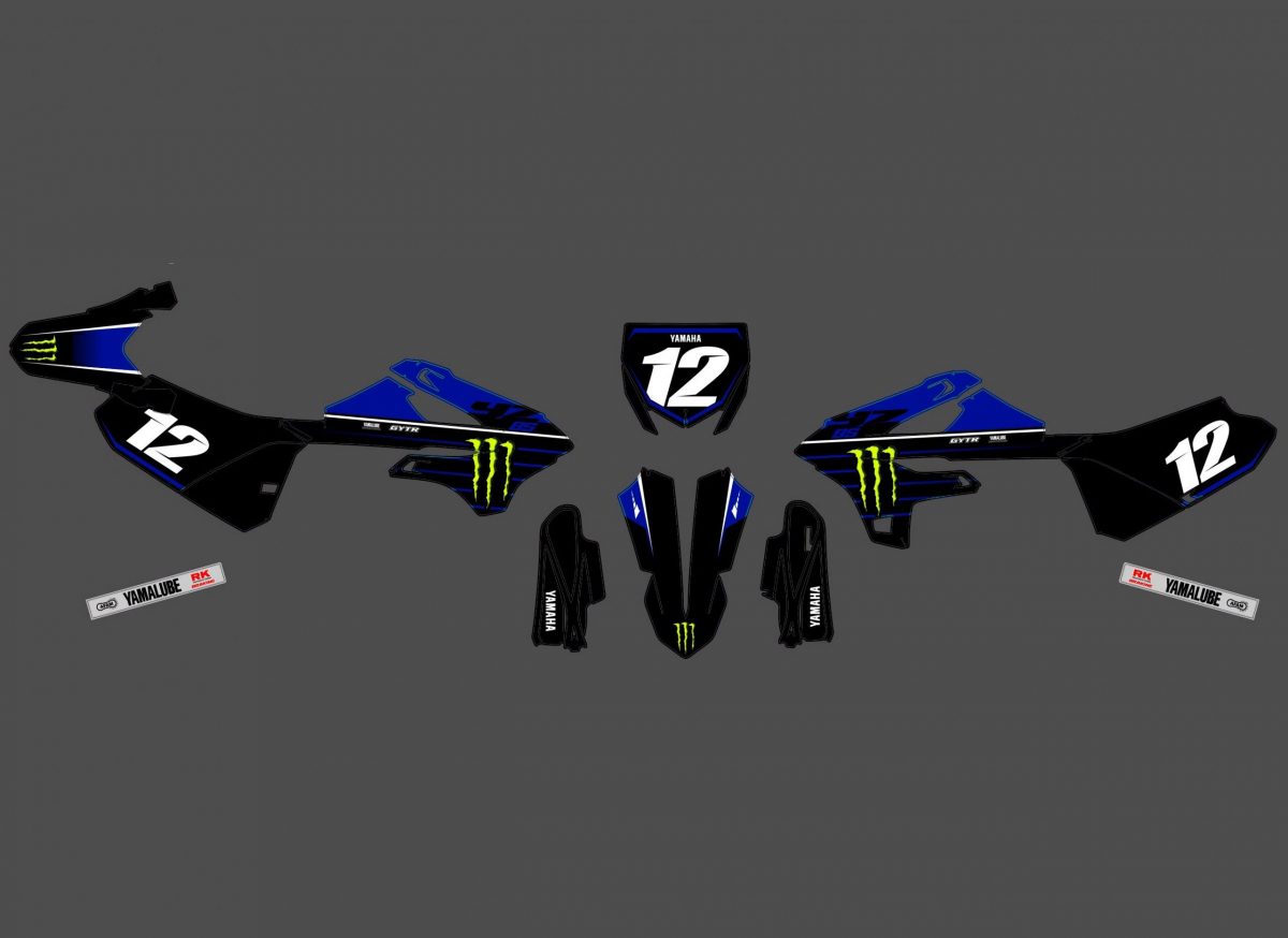kit déco yamaha 85 yz monster #2