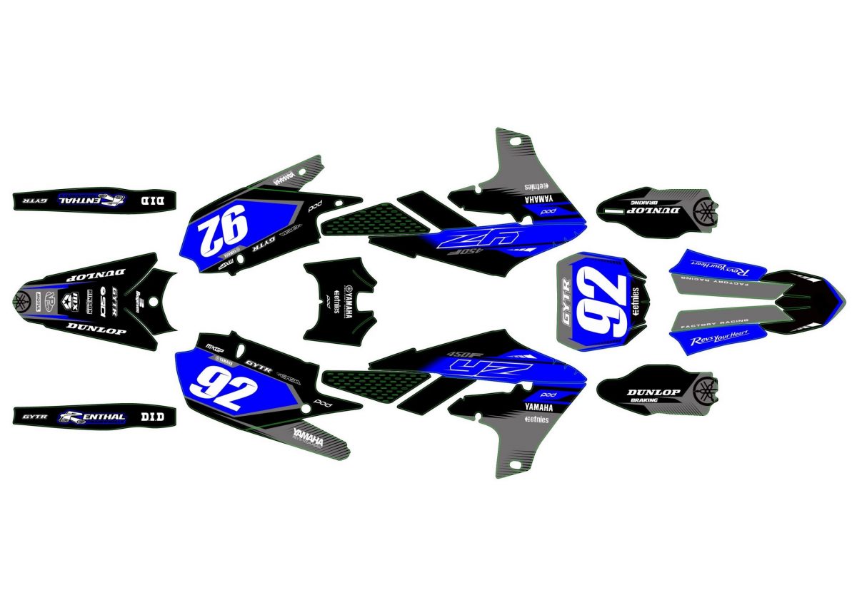 kit déco yamaha 250 yzf (2019 2023) airon