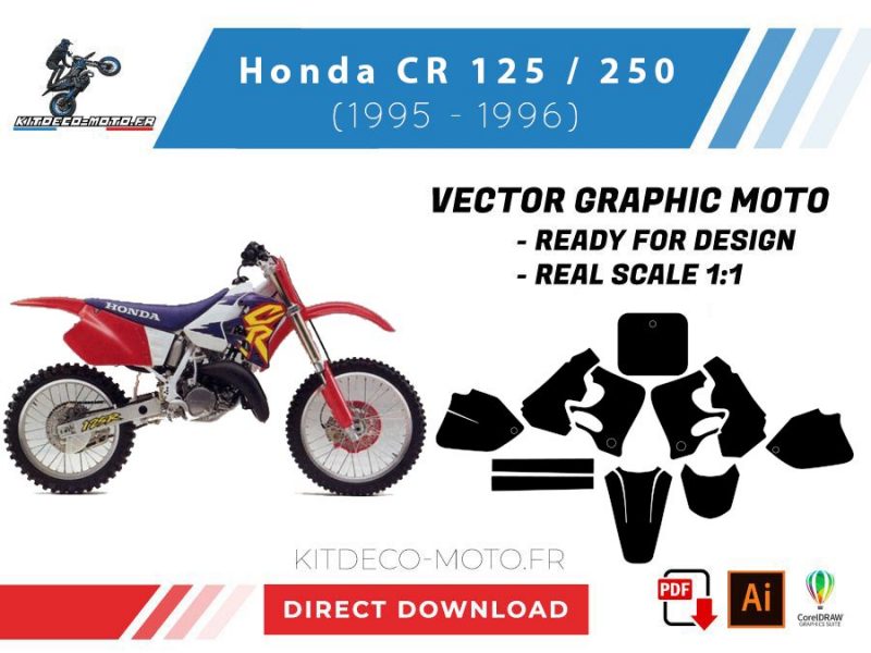 Vorlage Honda 125 / 250 Cr (1995 1996)