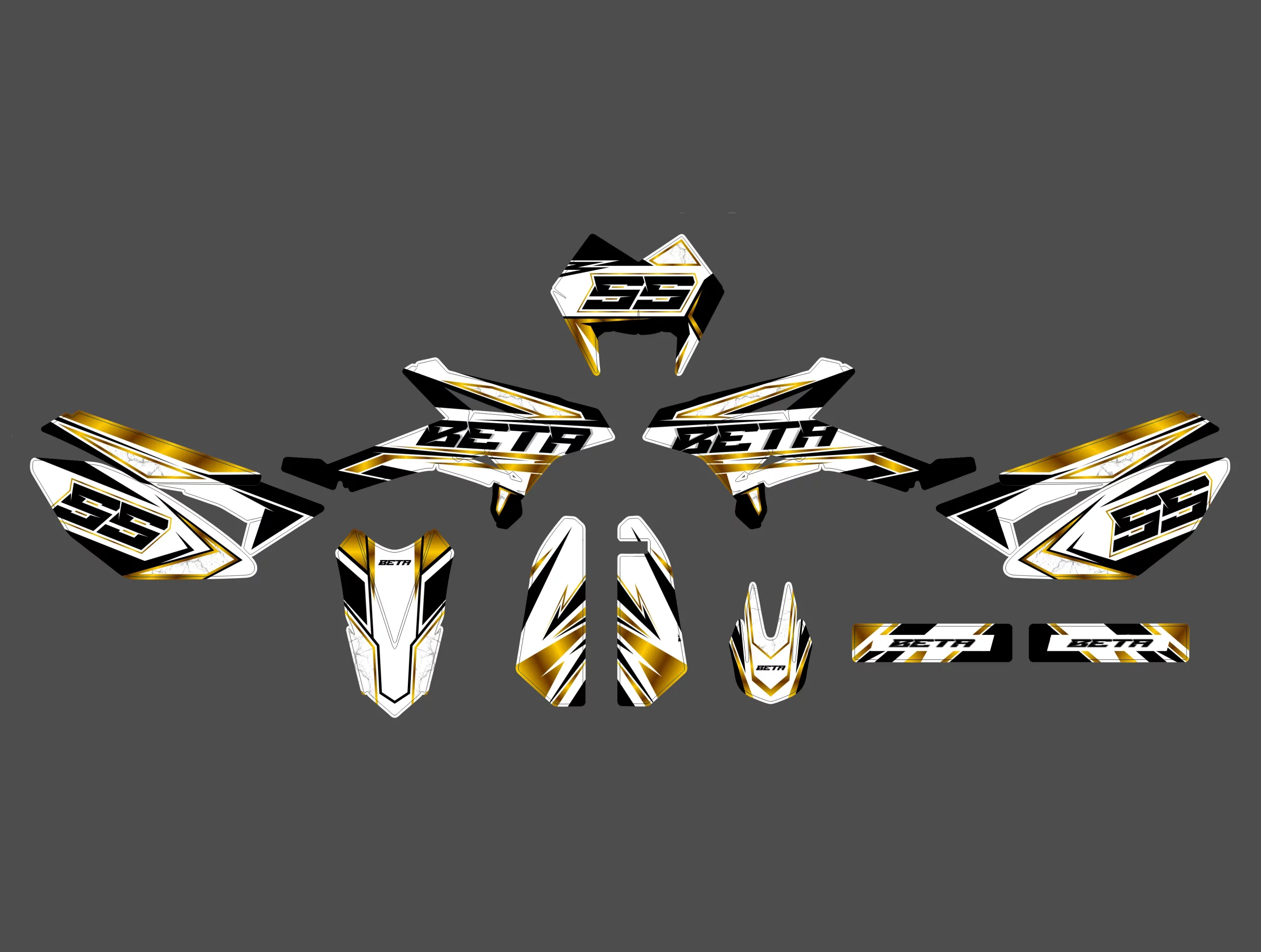 kit déco beta 50 – airon gold – 2011 2020