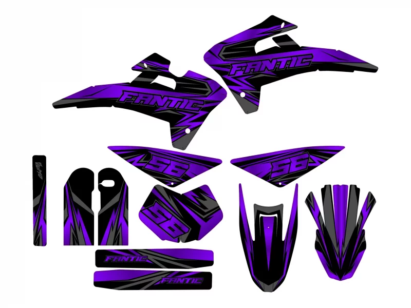 kit déco fantic xm / xe 50 – race violet