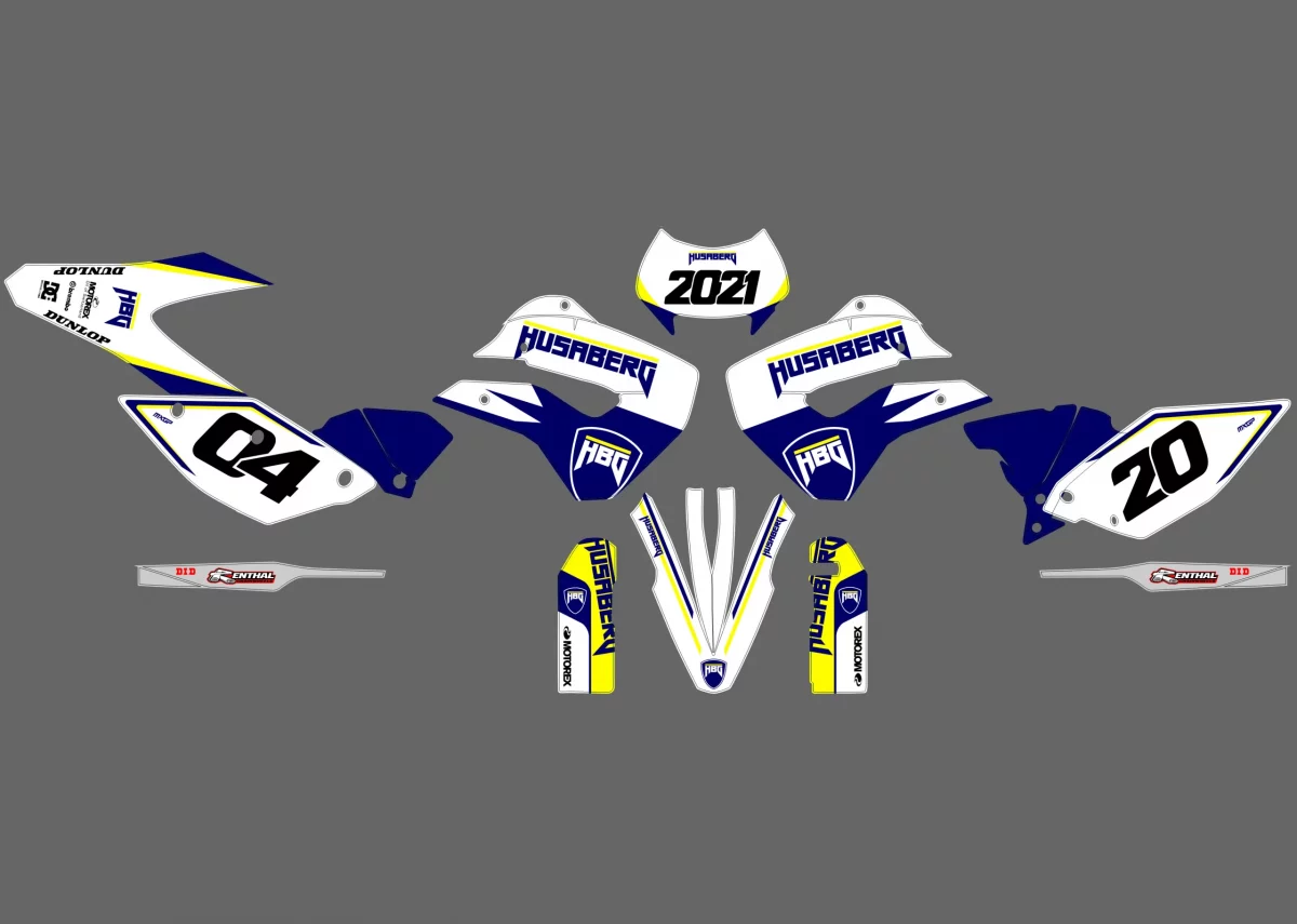 kit déco husaberg te / fe (2009 2012) origine